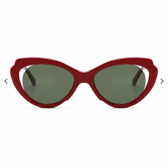 NWOT UNISEX AVANTGUARD THE MONTMARTRE CATEYE SUNGLASSES IN MERLOT